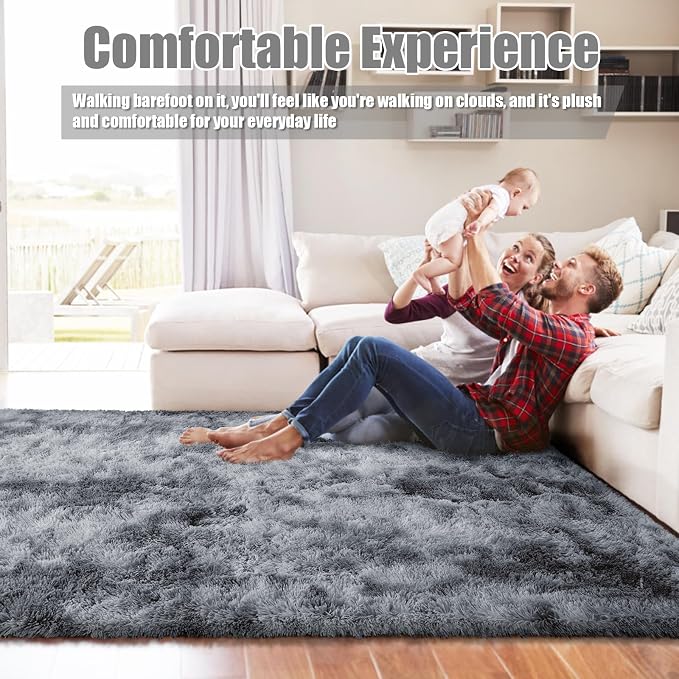 Ultra Soft Fluffy Area Rugs for Bedroom Living Room 10x14, Nursery Rug - Image 5