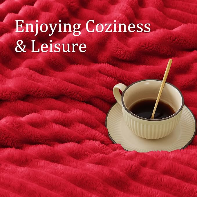 BEDELITE Blankets Queen Size for Bed, 300GSM Soft & Warm Fleece Blanket - Image 5