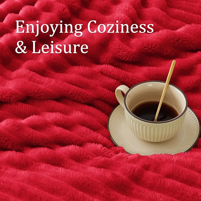 BEDELITE Twin Blanket for Couch & Bed, 300GSM Soft & Warm Fleece Blanket - Image 4