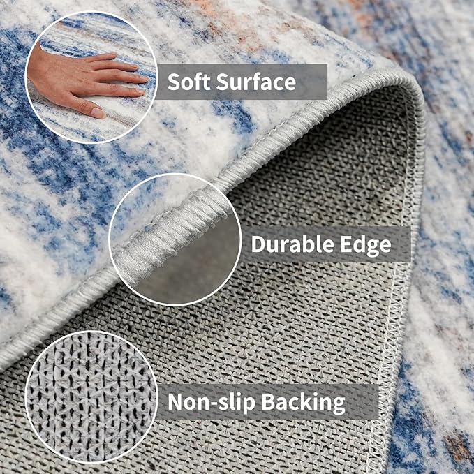 3x20 Washable Hallway Runner Rug: Extra Long Runners - Image 5