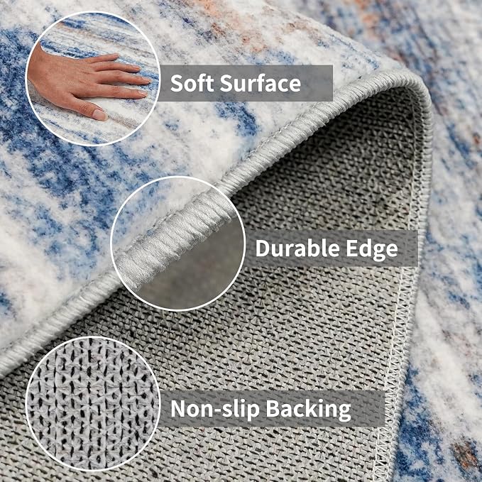 Washable Hallway Runner Rug for Home: Extra Long Runners for Entryway Living - Image 4