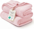 Bedsure Fleece Blanket Twin Blanket Pink by BEDSURE