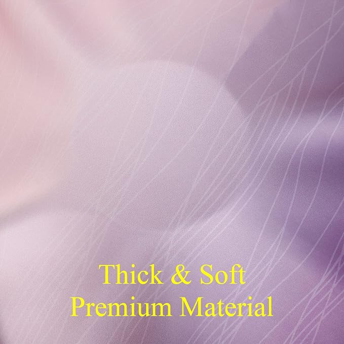 Estelar Textiler Pink and Purple Ombre Short Blackout Curtains 36 Inch Long - Image 7