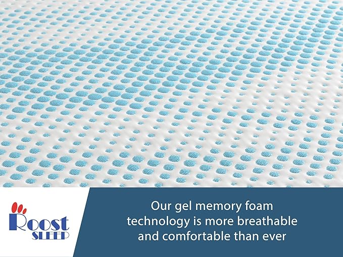 Cool Cloud Supreme 3 Inch Gel Memory Foam King Mattress Topper – Cooling, Ventilated Design for Back and Pressure Relief