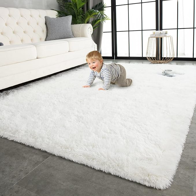 TWINNIS Super Soft Shaggy Rugs Fluffy Carpets 3x5 Feet, Indoor Modern Plush by TWINNIS