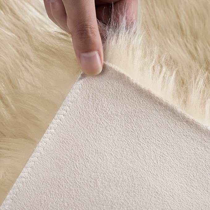 Ciicool Round Fur Fluffy Area Rug - Image 5