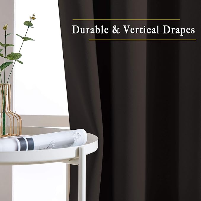 NICETOWN Blackout Curtain Panels 66 inches - Image 5