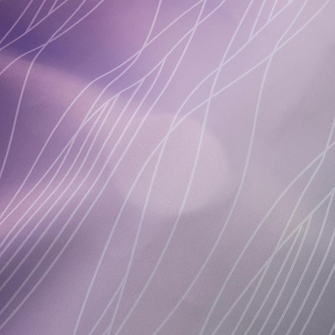 Estelar Textiler Black and Purple Ombre Blackout Curtains - Image 8