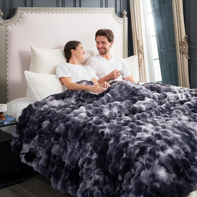 Cozy Bliss Faux Fur Throw Blanket by CozyBliss