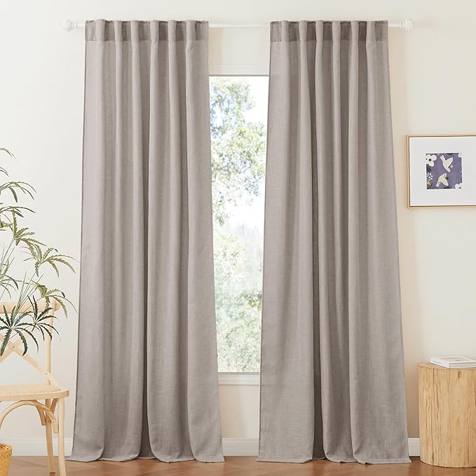 RYB HOME Sheer Curtains 95 inches Long by RYBHOME