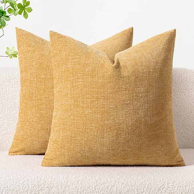 MIULEE Spring Home Decor Pack of 2 Couch Throw Pillow Covers 16x16 Inch Soft by MIULEE