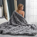 Cozy Bliss Faux Fur Throw Blanket by CozyBliss