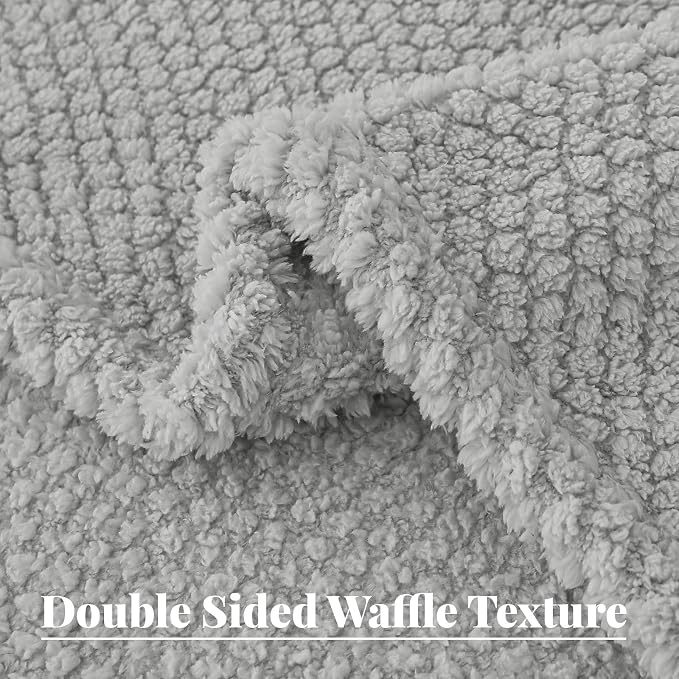Whale Flotilla Extra Large Fuzzy Fleece Throw Blanket - Image 3