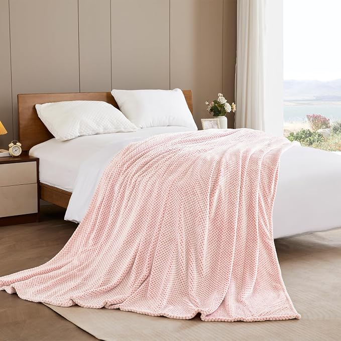 Exclusivo Mezcla Fleece Bed Blanket King Size, Super Soft and Warm Blankets - Image 5