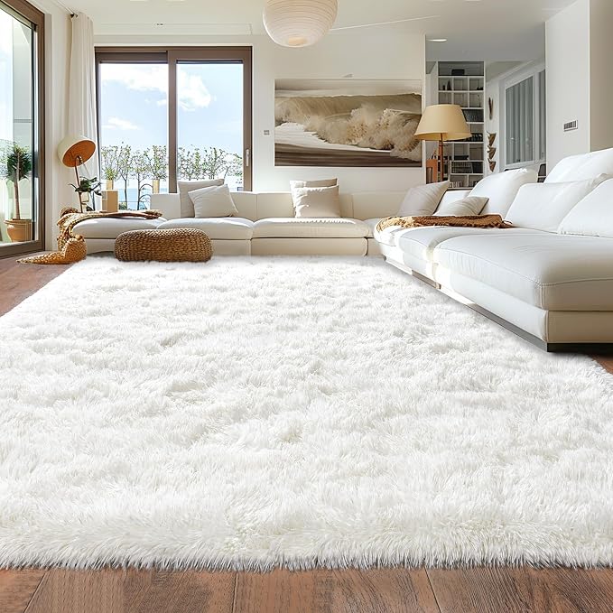 Rugs for Living Room 10x14, Soft Shaggy Modern Shag Area Rug for Bedroom - Image 7