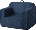 Getifun Foam Kids Sofa, Comfy Toddler Couch, Soft Toddler Armchair for Boys and Girls (Blue)