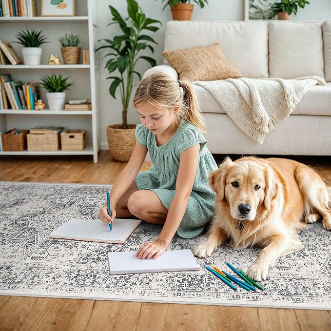 3x15 Washable Hallway Runner Rug - Image 4