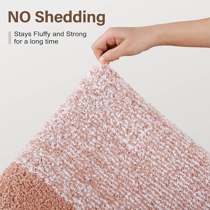 Bathroom Rugs 30x20 Non Slip Washable, Soft Absorbent Quick Dry Mats - Image 8