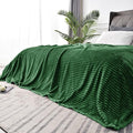 BEDELITE Fleece Blanket King Size – 3D Ribbed Jacquard Soft and Warm Decorative by BEDELITE