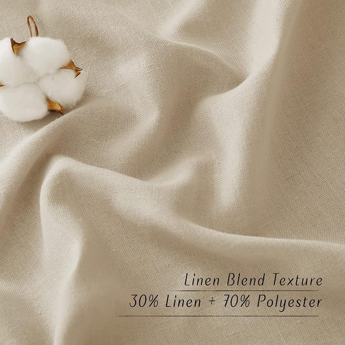 NICETOWN Thick Flax Linen Curtains - Image 4