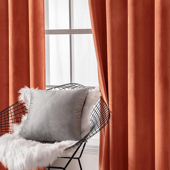 MIULEE 96 Inch Length Velvet Curtains - Image 6