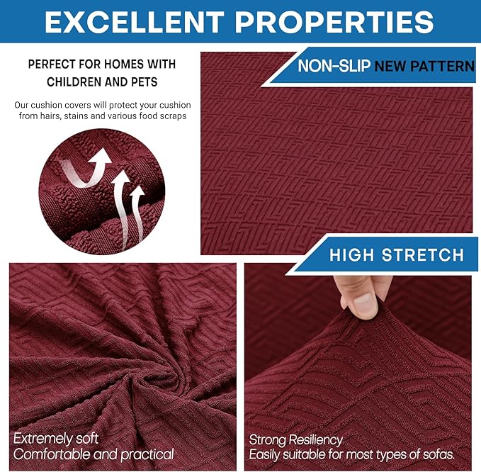 XINEAGE 2026 New 4 Pieces Couch Covers - Image 2