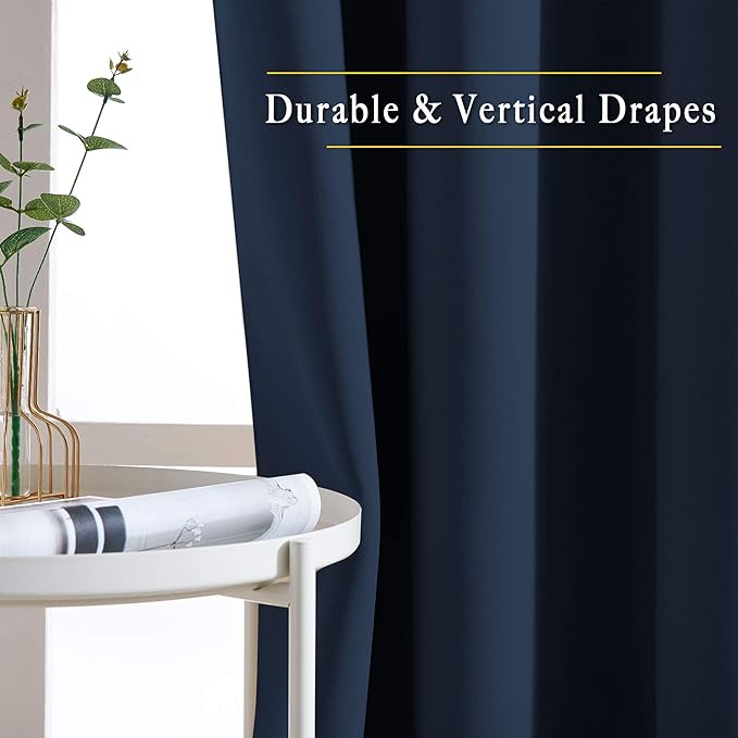NICETOWN Room Darkening Curtains Blackout 30 inch Curtains - Image 5