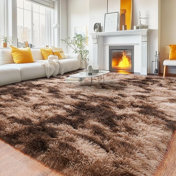 Rugs for Living Room 6x9, Soft Shaggy Modern Shag Area Rug for Bedroom - Image 8
