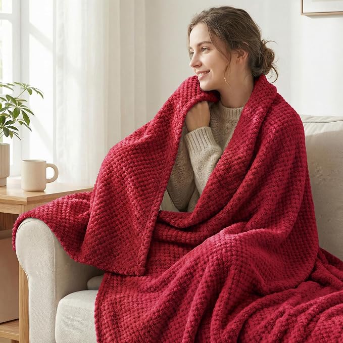 Exclusivo Mezcla Fleece Bed Blanket King Size, Super Soft and Warm Blankets - Image 2