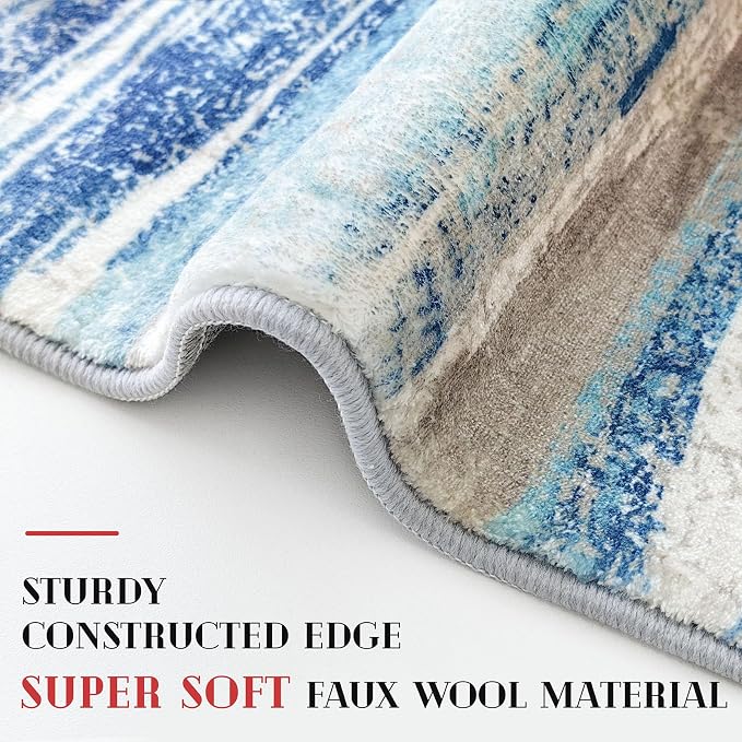 Lansny Modern Abstract Runner Rug 3x10 - Image 5