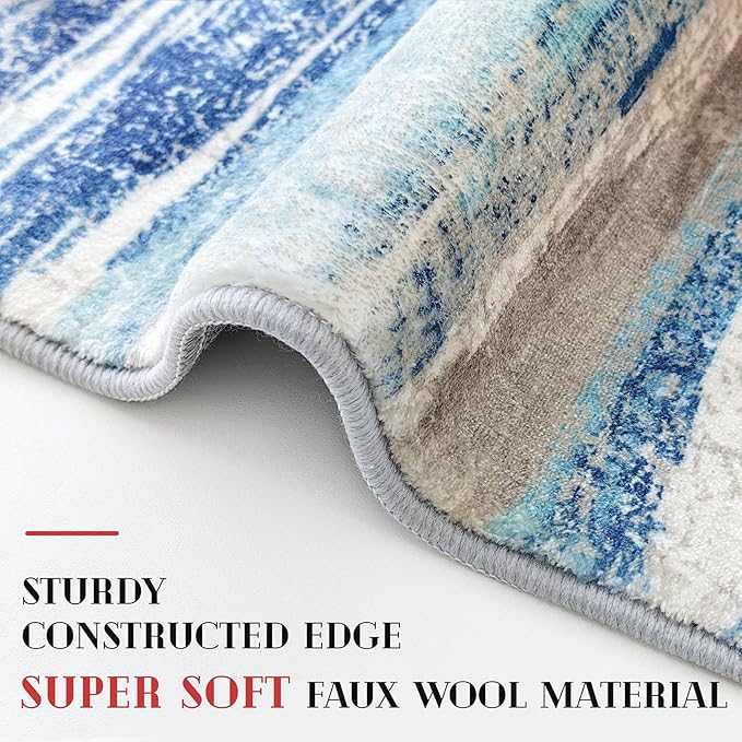 Lansny Modern Abstract Runner Rug 3x18 - Image 4