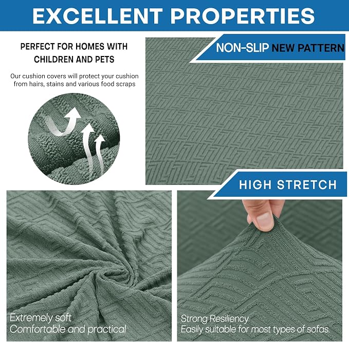 XINEAGE New 4 Pieces Couch Covers - Image 3
