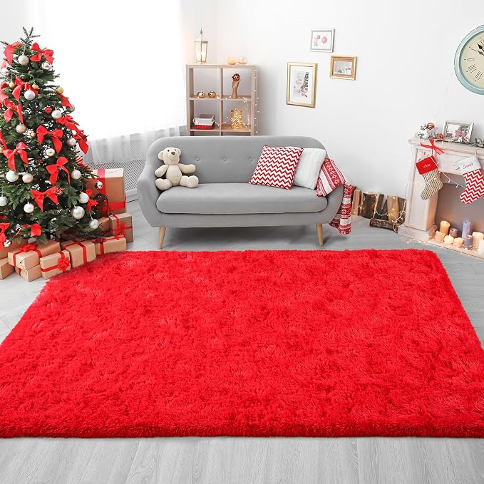 Chicrug Soft Area Rugs for Bedroom Living Room Plush Fluffy Rug 3x5 Feet - Image 4