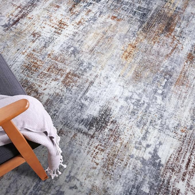 IOHOUZE Abstract Runner Rug 2x8 Ft Washable Runners - Image 7