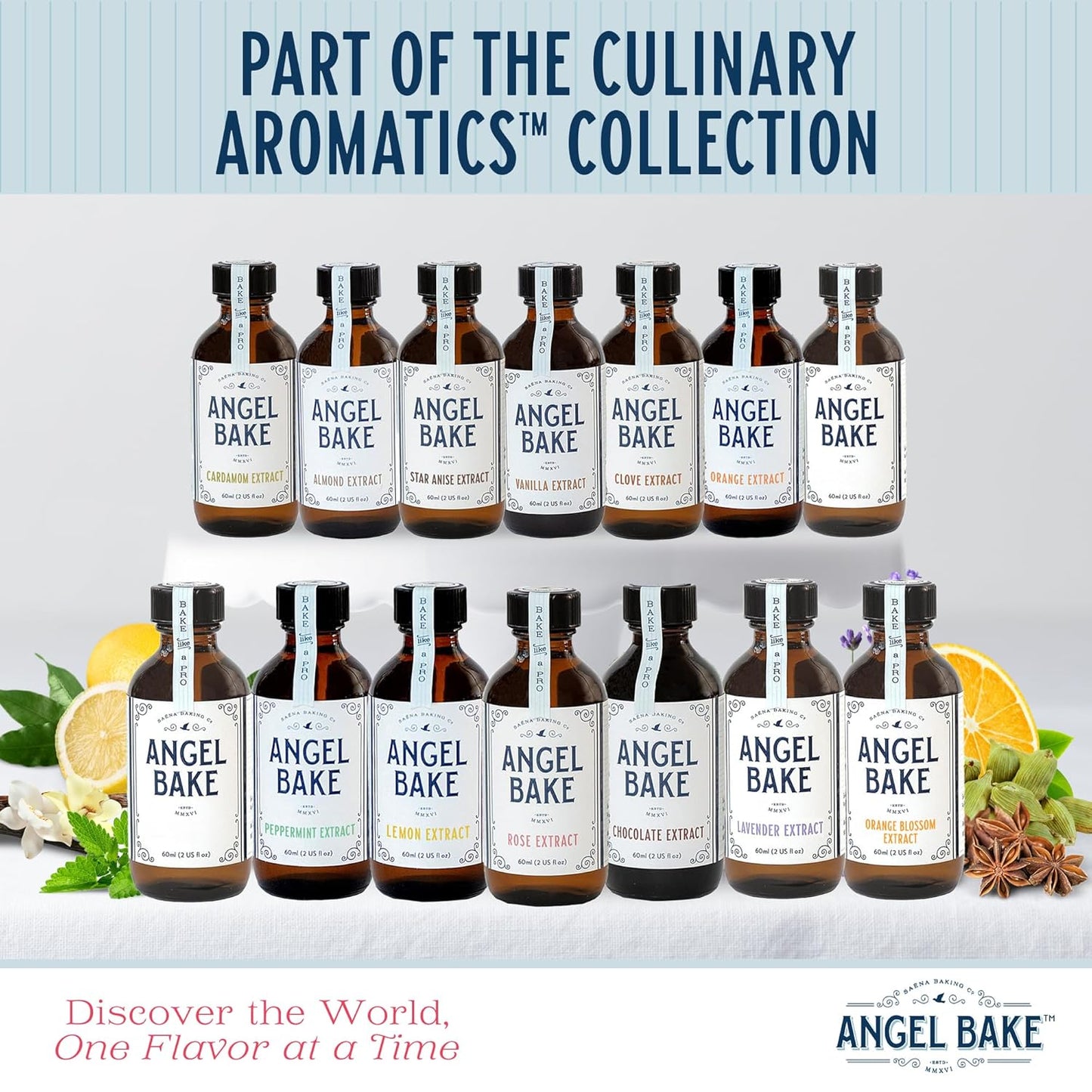 Pure Peppermint Extract for Baking and Mixology - Culinary Aromatics, Kosher, Keto Friendly, Vegan, Gluten-Free for Cooking, Desserts, Beverages (2 Oz Extract with Latex-Free Dropper & Spritzer)