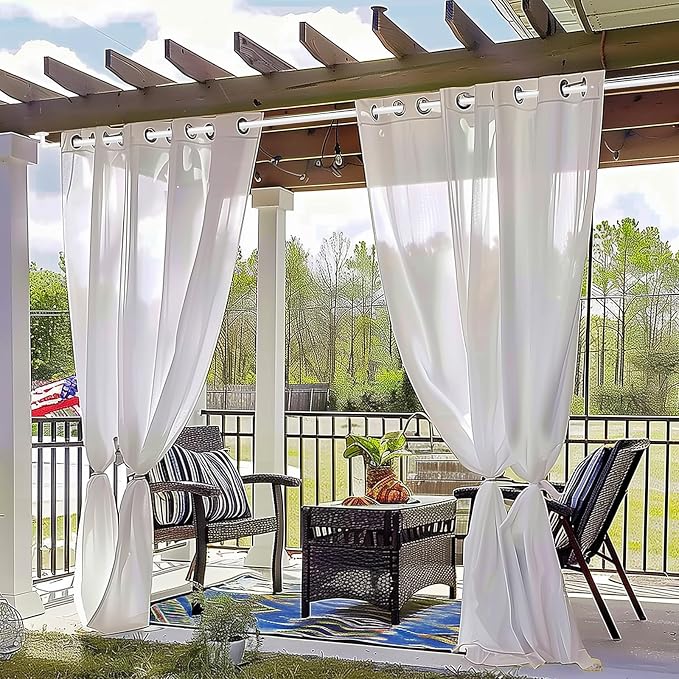 Zeerobee Curtain Rods for Windows 32 to 72, 1 Inch Industrial Wrap Around White - Image 9