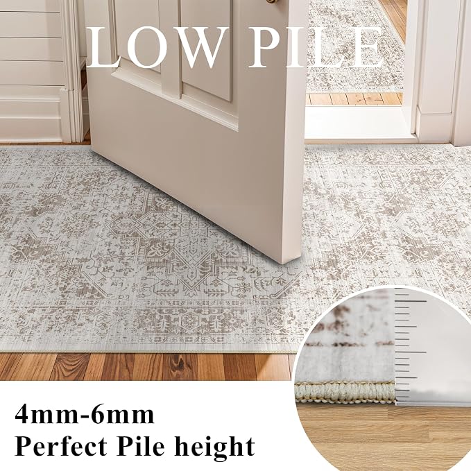 Washable 2'6''x8' Runner Rug - Image 4