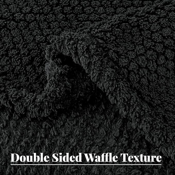Whale Flotilla Queen Size Fuzzy Fleece Blanket - Image 6