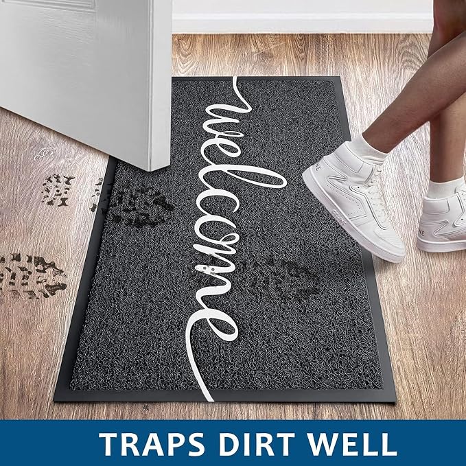 EARTHALL Funny Welcome Mats Outside/Inside 59"x35", Front Door Mat Outdoor - Image 4