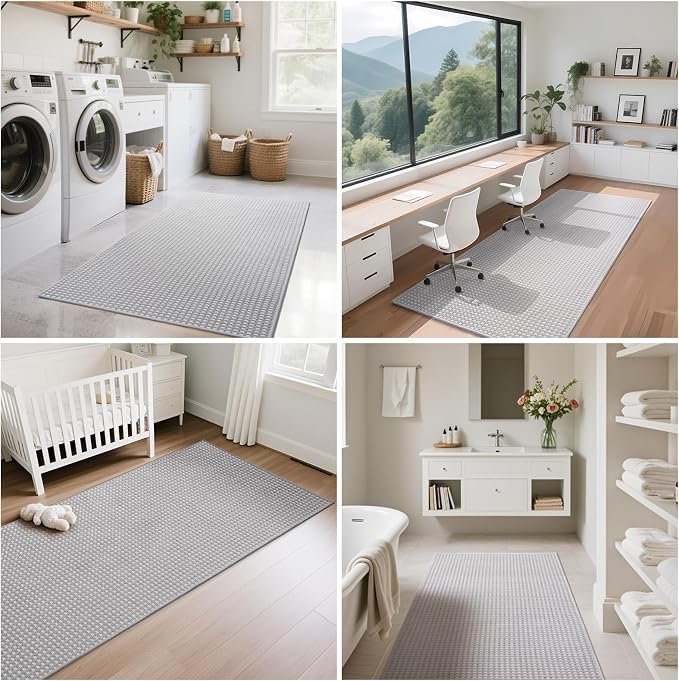 YDKGL 2x3 ft Indoor Door Mat Entryway Rug Non Slip Woven Washable Area Rugs - Image 7