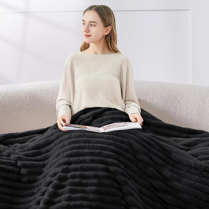 BEDELITE Twin Blanket for Couch & Bed, 300GSM Soft & Warm Fleece Blanket - Image 6