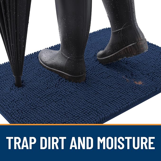 OLANLY Dog Door Mat for Muddy Paws 40x24, Absorbs Moisture and Dirt, Absorbent - Image 2