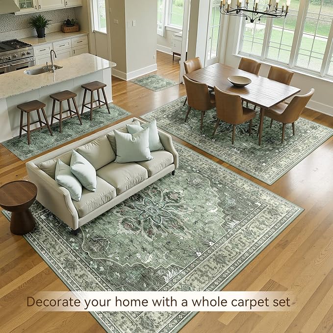 Area Rugs 2'x6' Runner Rug Non Slip Washable - Image 4