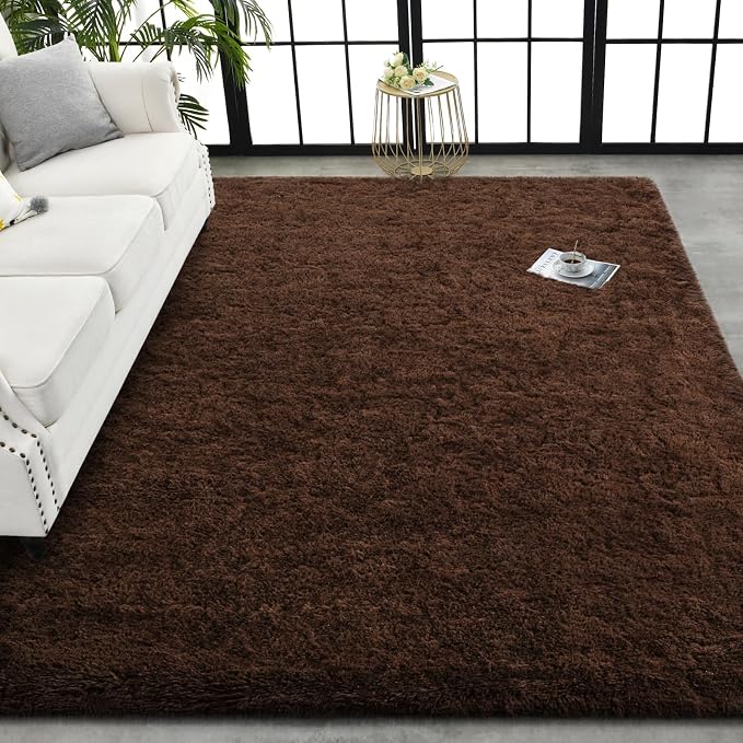 TWINNIS Super Soft Shaggy Rugs Fluffy Carpets, 8x10 Feet, Indoor Modern Plush - Image 8