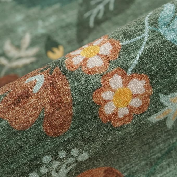 Washable 2x6 Runner Rug for Entryway: Hallway Kitchen Easy-Clean Carpet - Image 5