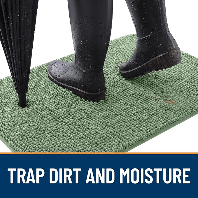 OLANLY Dog Door Mat for Muddy Paws 59x35, Absorbs Moisture and Dirt, Absorbent - Image 2