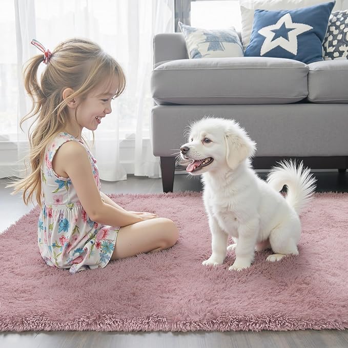 8x10 Area Rugs for Living Room Bedroom, Large Area Rug Shaggy Carpet Soft Plush - Image 7