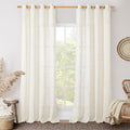 LAMIT Living Room Linen Curtains 95 Inch by LAMIT