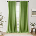Guken 100% Blackout Curtains 90 Inch Length 2 Panels Set by Guken