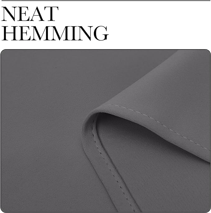 NICETOWN Short Curtains, Home Decoration Thermal Insulated Rod Pocket Blackout - Image 8
